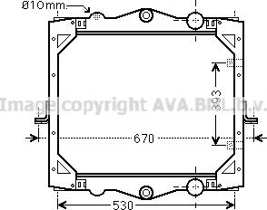 Prasco DF2041 - Радиатор, охлаждение двигателя avtokuzovplus.com.ua