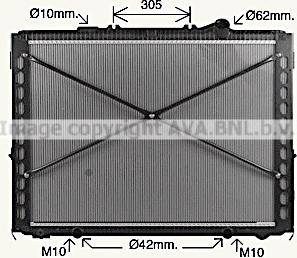 Prasco DF2096 - Радиатор, охлаждение двигателя avtokuzovplus.com.ua