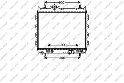 Prasco DG410R001 - Радиатор, охлаждение двигателя avtokuzovplus.com.ua