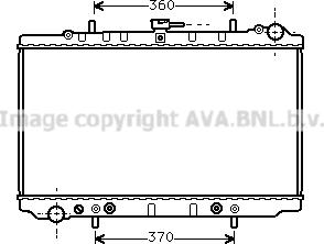 Prasco DN2074 - Радіатор, охолодження двигуна autocars.com.ua