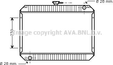 Prasco DN2100 - Радіатор, охолодження двигуна autocars.com.ua