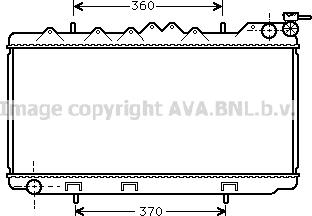 Prasco DN2102 - Радіатор, охолодження двигуна autocars.com.ua