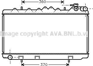 Prasco DN2122 - Радіатор, охолодження двигуна autocars.com.ua