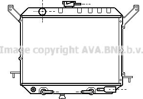 Prasco DN2140 - Радіатор, охолодження двигуна autocars.com.ua