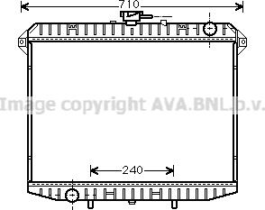 Prasco DN2148 - Радіатор, охолодження двигуна autocars.com.ua