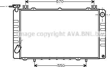 Prasco DN2150 - Радіатор, охолодження двигуна autocars.com.ua