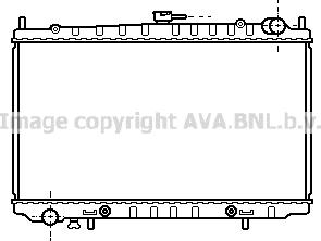 Prasco DN2153 - Радіатор, охолодження двигуна autocars.com.ua