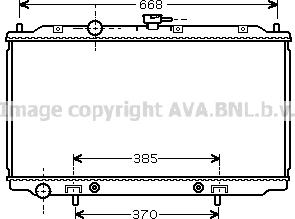 Prasco DN2219 - Радиатор, охлаждение двигателя avtokuzovplus.com.ua