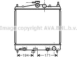 Prasco DN2248 - Радиатор, охлаждение двигателя avtokuzovplus.com.ua