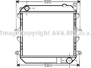 Prasco DN2310 - Радіатор, охолодження двигуна autocars.com.ua