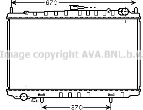 Prasco DN2318 - Радіатор, охолодження двигуна autocars.com.ua