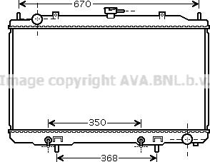 Prasco DN2320 - Радіатор, охолодження двигуна autocars.com.ua