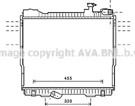 Prasco DN2348 - Радиатор, охлаждение двигателя avtokuzovplus.com.ua