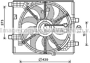 Prasco DN7531 - Вентилятор, охлаждение двигателя avtokuzovplus.com.ua