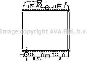 Prasco DNA2131 - Радіатор, охолодження двигуна autocars.com.ua