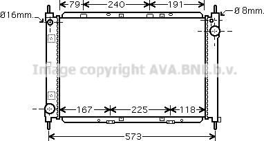 Prasco DNA2261 - Радіатор, охолодження двигуна autocars.com.ua