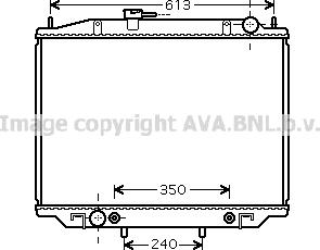 Prasco DNA2262 - Радіатор, охолодження двигуна autocars.com.ua