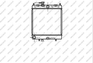 Prasco DS005R004 - Радіатор, охолодження двигуна autocars.com.ua