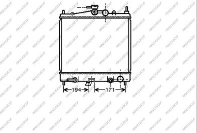 Prasco DS011R005 - Радиатор, охлаждение двигателя avtokuzovplus.com.ua