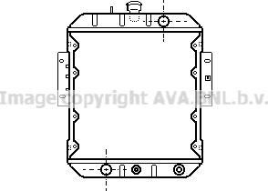 Prasco DU2009 - Радіатор, охолодження двигуна autocars.com.ua