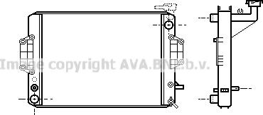 Prasco DU2022 - Радіатор, охолодження двигуна autocars.com.ua