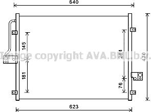 Prasco DW5132 - Конденсатор кондиционера autodnr.net