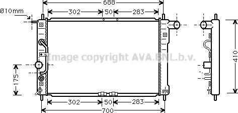 Prasco DWA2015 - Радиатор, охлаждение двигателя avtokuzovplus.com.ua