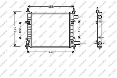 Prasco FD006R003 - Радиатор, охлаждение двигателя avtokuzovplus.com.ua