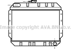 Prasco FD2020 - Радіатор, охолодження двигуна autocars.com.ua