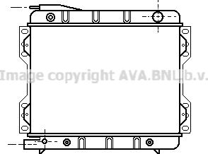 Prasco FD2041 - Радіатор, охолодження двигуна autocars.com.ua