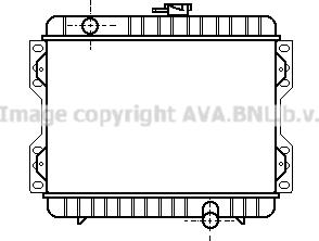 Prasco FD2046 - Радіатор, охолодження двигуна autocars.com.ua
