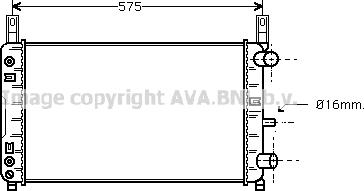 Prasco FD2118 - Радиатор, охлаждение двигателя avtokuzovplus.com.ua