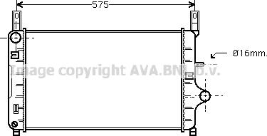 Prasco FD2127 - Радиатор, охлаждение двигателя avtokuzovplus.com.ua