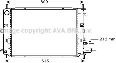 Prasco FD2173 - Радиатор, охлаждение двигателя avtokuzovplus.com.ua