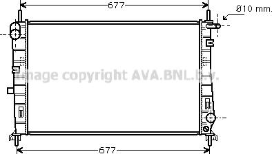 Prasco FD2196 - Радиатор, охлаждение двигателя avtokuzovplus.com.ua