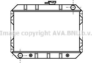 Prasco FD2221 - Радіатор, охолодження двигуна autocars.com.ua