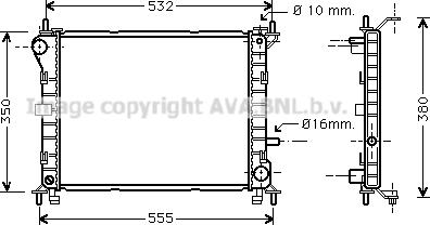 Prasco FD2263 - Радиатор, охлаждение двигателя avtokuzovplus.com.ua