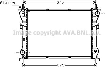 Prasco FD2319 - Радиатор, охлаждение двигателя avtokuzovplus.com.ua