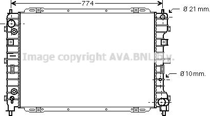 Prasco FD2345 - Радиатор, охлаждение двигателя autodnr.net