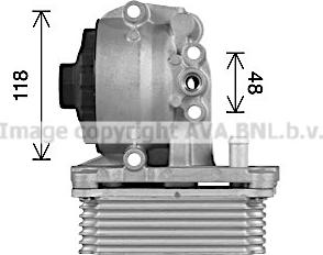 Prasco FD3623H - Масляный радиатор, двигательное масло avtokuzovplus.com.ua