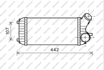 Prasco FD719N002 - Интеркулер autocars.com.ua