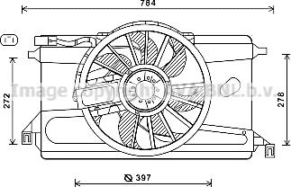 Prasco FD7562 - Вентилятор, охолодження двигуна autocars.com.ua