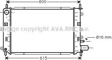 Prasco FDA2152 - Радиатор, охлаждение двигателя avtokuzovplus.com.ua