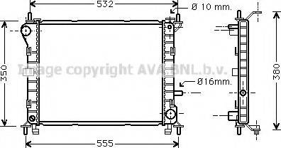 Prasco FDA2263 - Радиатор, охлаждение двигателя avtokuzovplus.com.ua