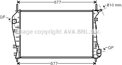 Prasco FDA2337 - Радиатор, охлаждение двигателя avtokuzovplus.com.ua