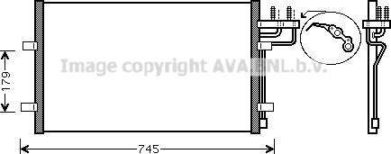 Prasco FDA5367 - Конденсатор кондиционера autodnr.net