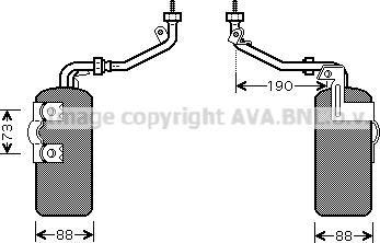 Prasco FDD387 - Осушитель, кондиционер avtokuzovplus.com.ua