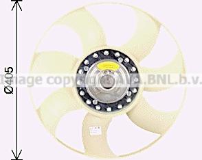 Prasco FDF656 - Вентилятор, охолодження двигуна autocars.com.ua