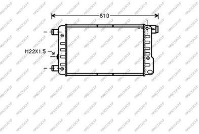 Prasco FT017R001 - Радіатор, охолодження двигуна autocars.com.ua