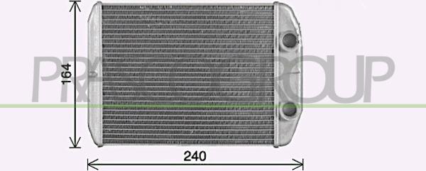 Prasco FT030H004 - Теплообмінник, опалення салону autocars.com.ua
